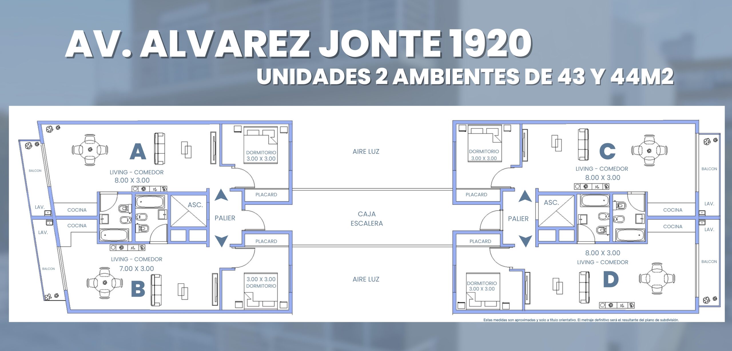 AV. ALVAREZ JONTE 1920 PLANTA TIPO DEL 2 AL 6TO